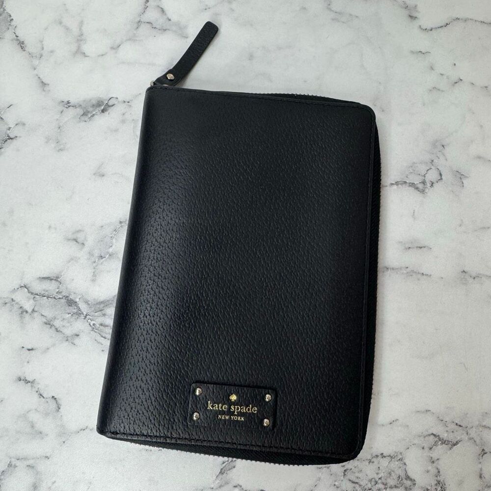Kate Spade Black Wellesley Planner